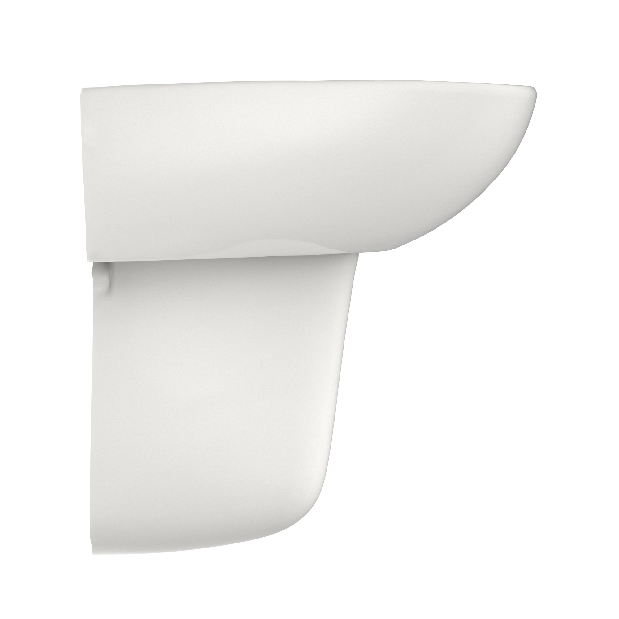 TOTO LHT241.4G#11 Supreme Oval Wall-Mount Bathroom Sink With Cefiontect And Shroud For 4 Inch Center Faucets - Colonial White