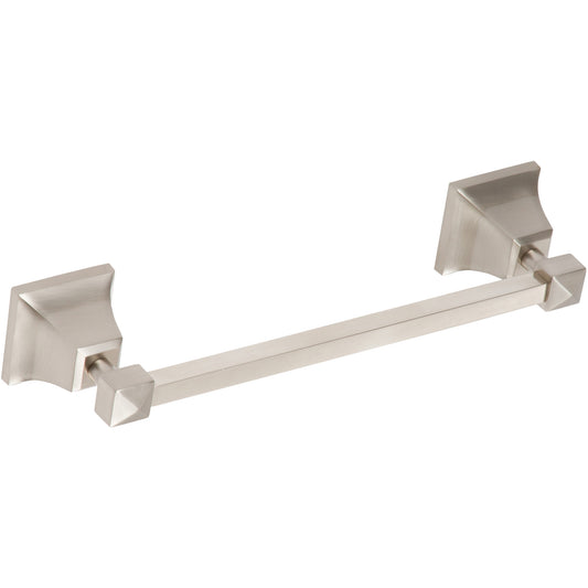 ATLAS GRATR300-BRN Gratitude Single 11 3/4" Wall Mounted Towel Bar - Brushed Nickel