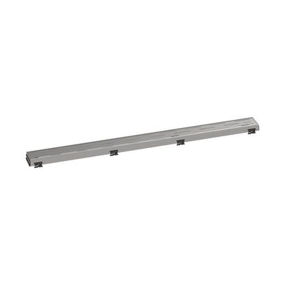 HANSGROHE 56122801 RainDrain Match Classic Trim Classic 35 1/4" with Height Adjustable Frame - Brushed Stainless Steel