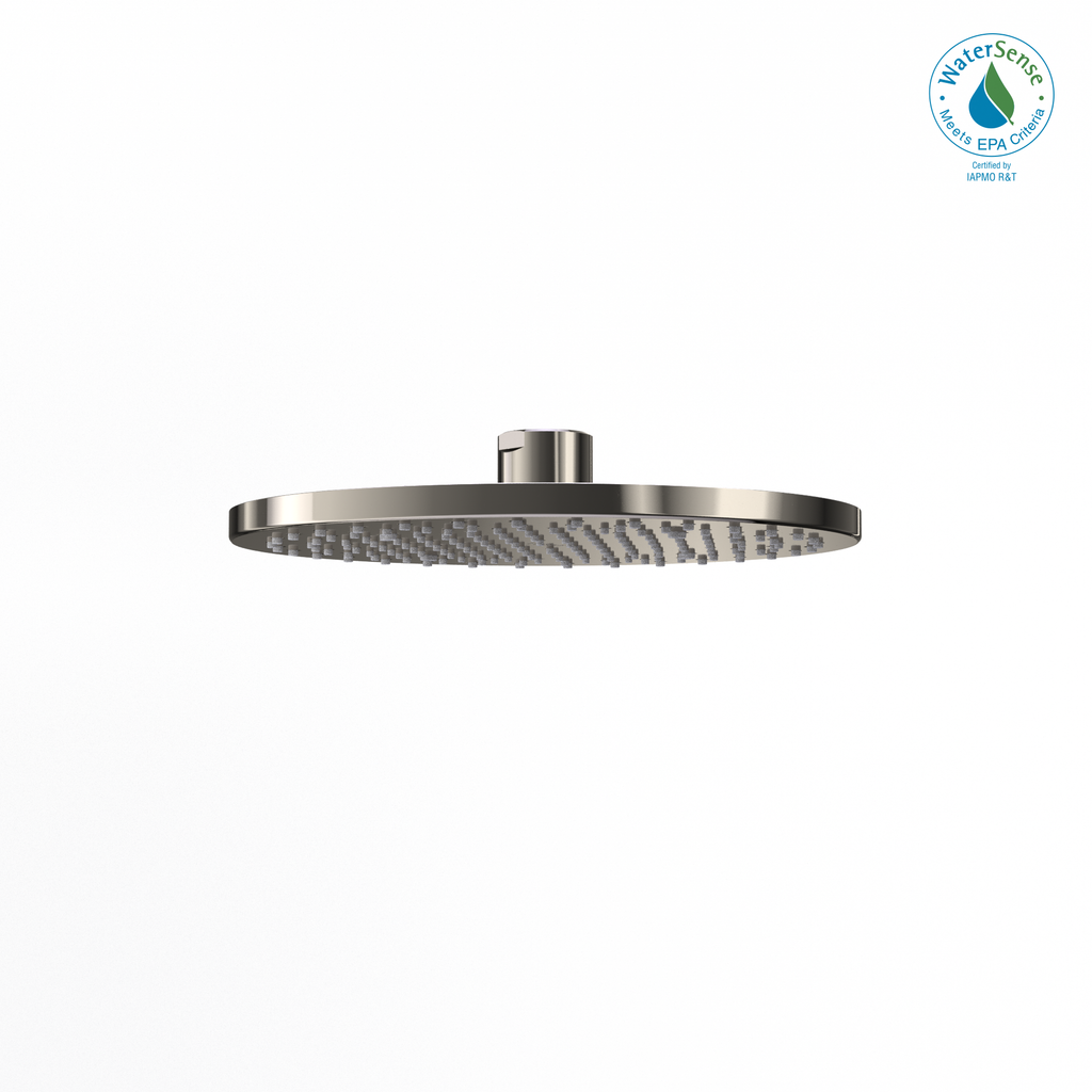 TOTO TBW07002U4#PN G Series 1.75 Gpm Single Spray 10 Inch Round Showerhead With Comfort Wave - Polished Nickel
