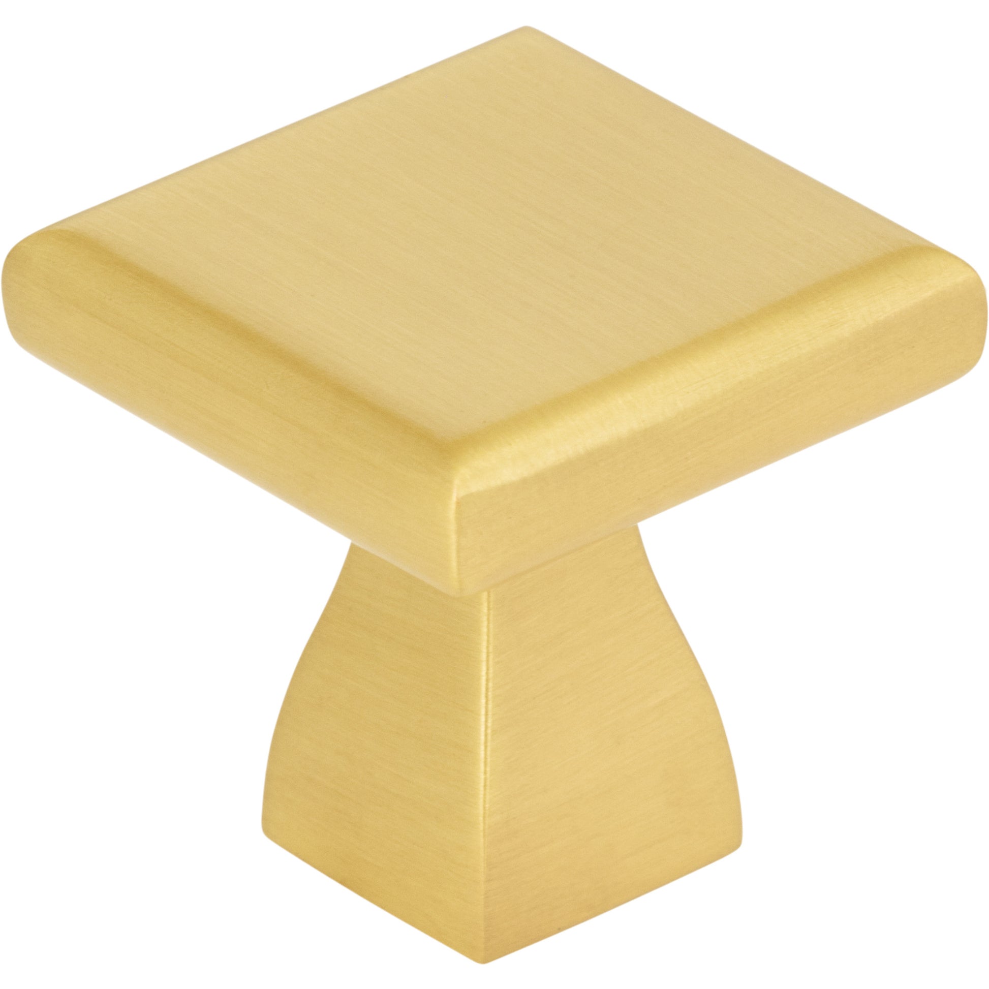 ELEMENTS 449BG Hadly 1" Length Square Knob - Brushed Gold