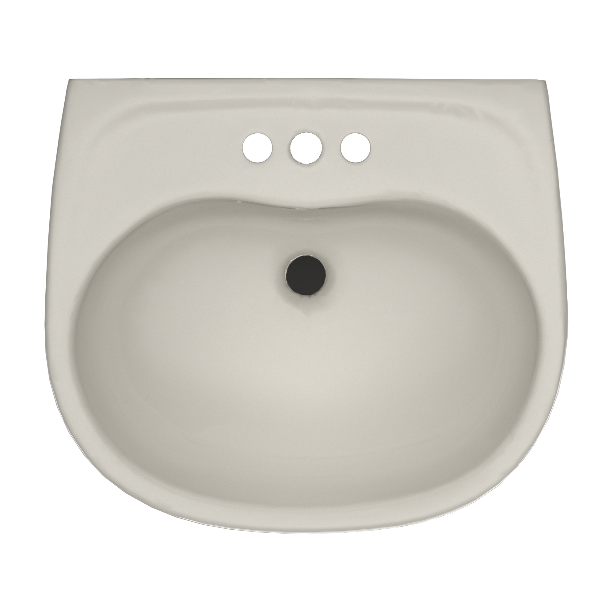TOTO LHT241.4G#12 Supreme Oval Wall-Mount Bathroom Sink With Cefiontect And Shroud For 4 Inch Center Faucets - Sedona Beige