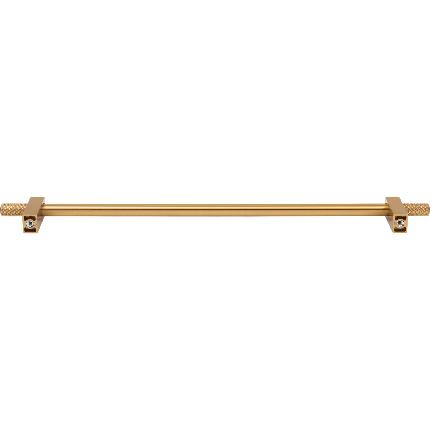 JEFFREY ALEXANDER 698-305SBZ Larkin Knurled Ends 305 mm Center-to-Center Bar Pull - Satin Bronze