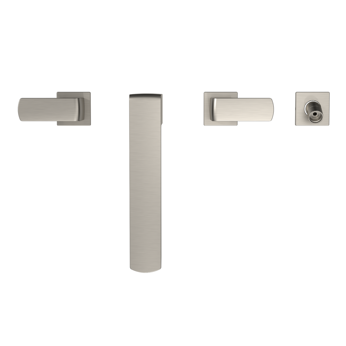 TOTO TBG02202U#BN Gr Two-Handle Deck-Mount Roman Tub Filler Trim With Handshower - Brushed Nickel