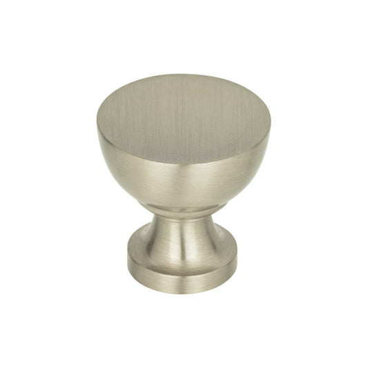 ATLAS 328-BRN Shelley 1 1/4" Diameter Round Knob , Brushed Nickel