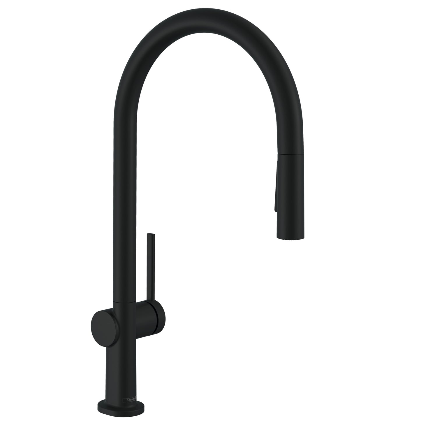 HANSGROHE 72857671 Talis N HighArc Kitchen Faucet, O-Style 2-Spray Pull-Down, 1.5 GPM - Matte Black