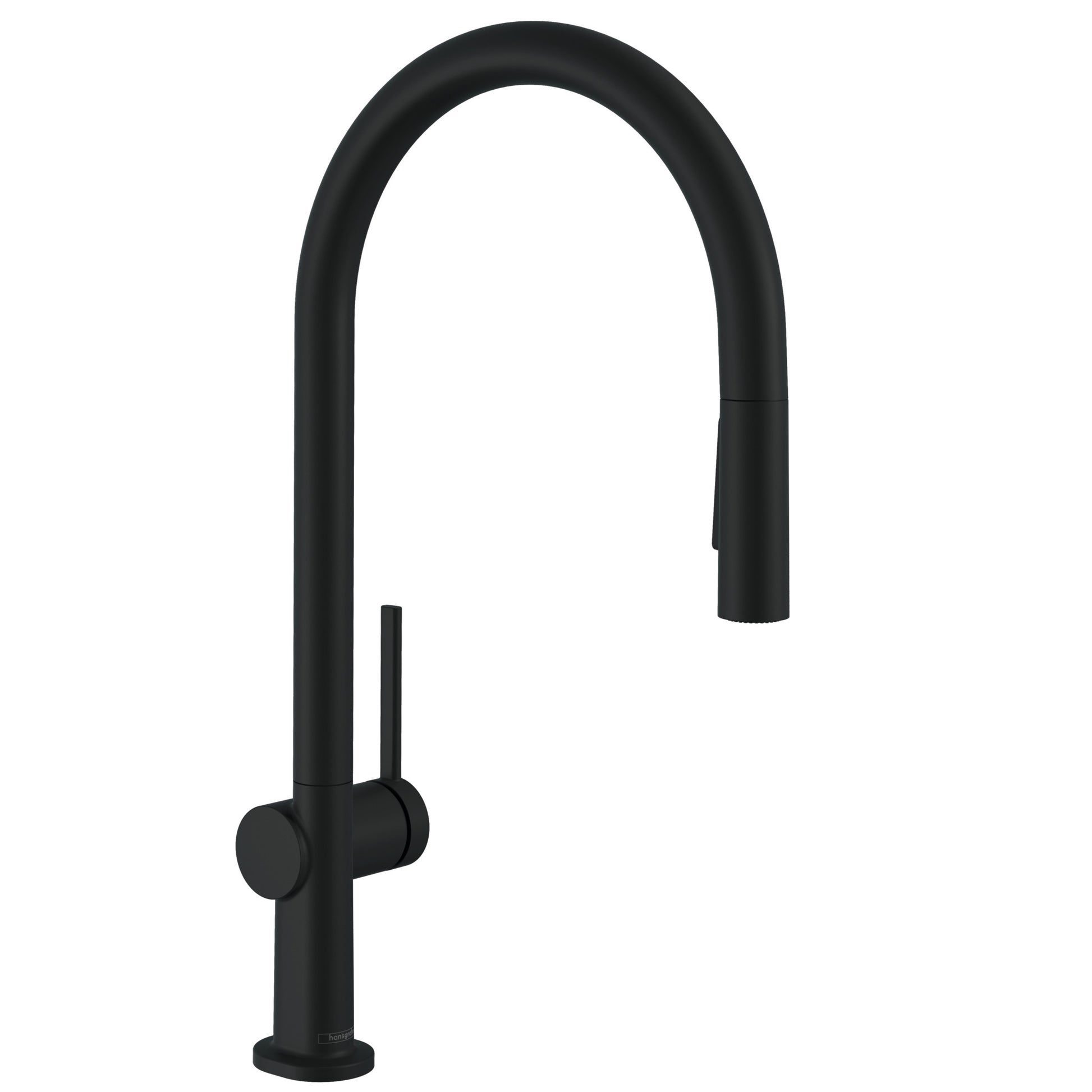HANSGROHE 72857671 Talis N HighArc Kitchen Faucet, O-Style 2-Spray Pull-Down, 1.5 GPM - Matte Black