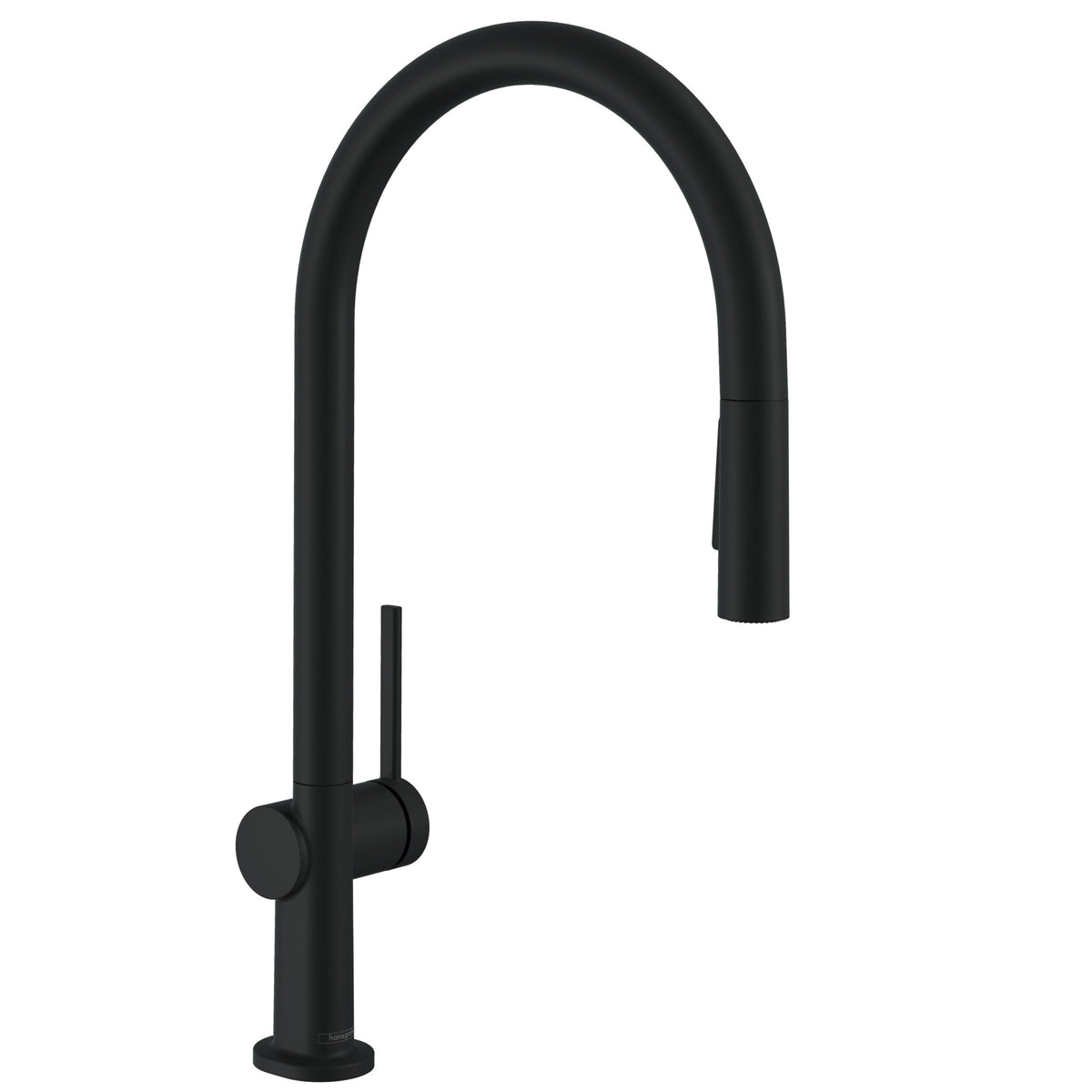 HANSGROHE 72857671 Talis N HighArc Kitchen Faucet, O-Style 2-Spray Pull-Down, 1.5 GPM - Matte Black
