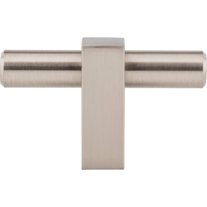 JEFFREY ALEXANDER 478T-SN Larkin 1 2-3/8" Length Bar Knob - Satin Nickel