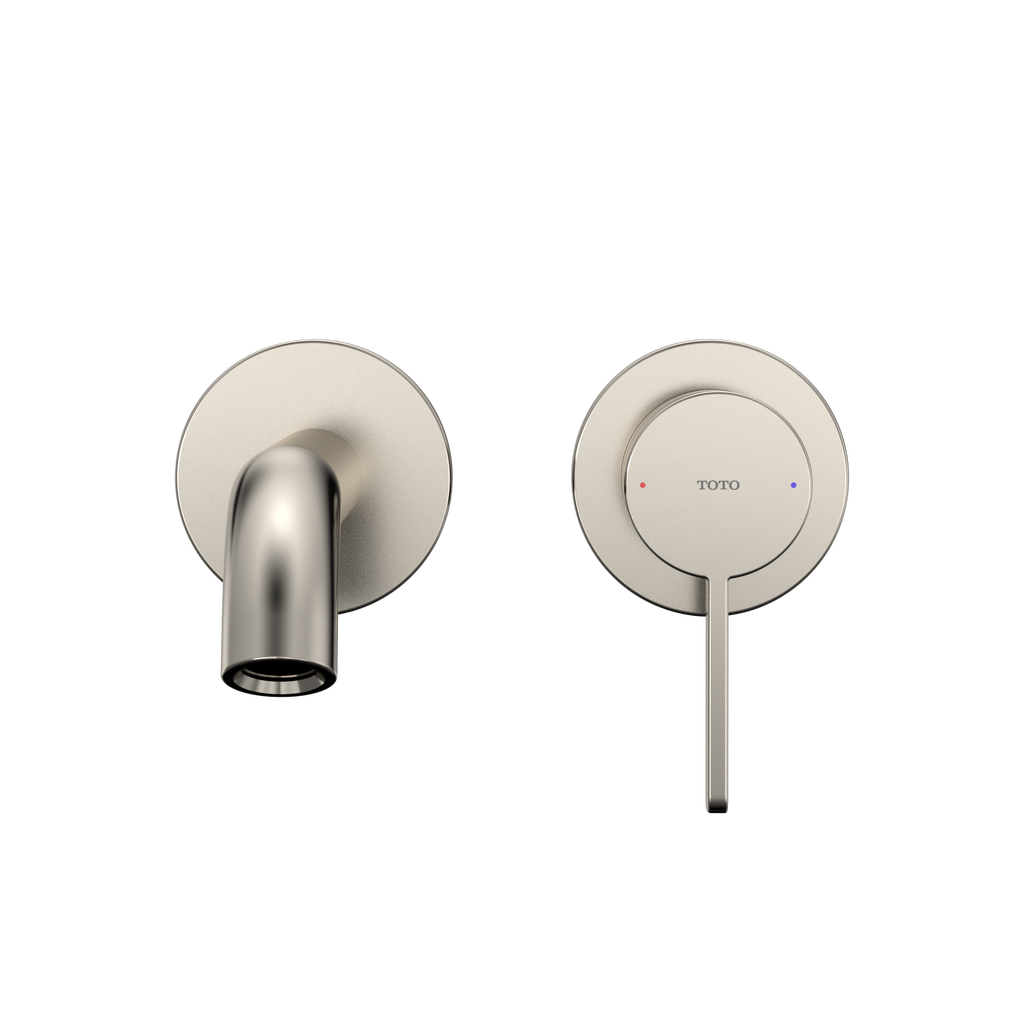 TOTO TLG11308U#PN Gf 1.2 Gpm Wall-Mount Single-Handle Long Bathroom Faucet With Comfort Glide Technology - Polished Nickel