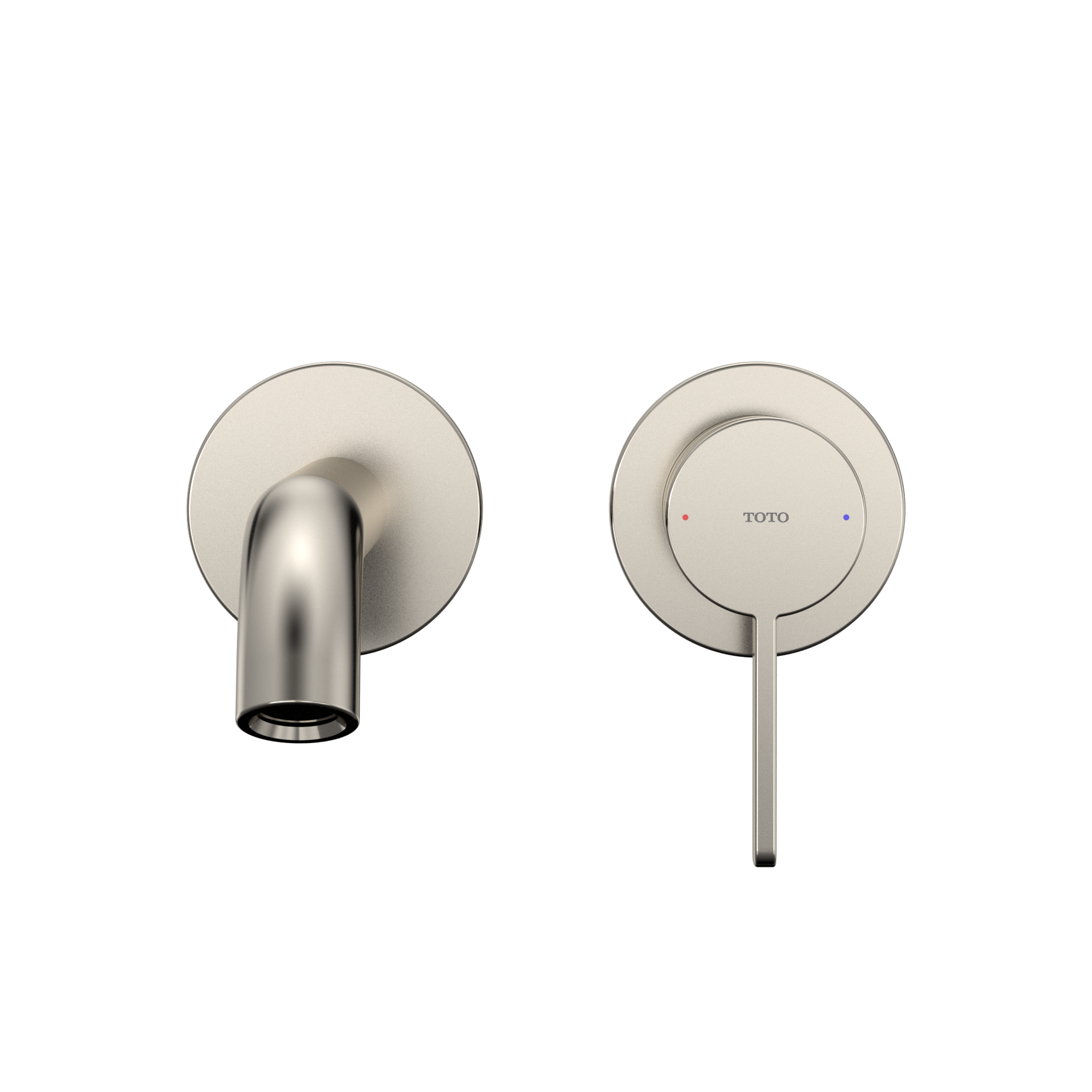 TOTO TLG11308U#PN Gf 1.2 Gpm Wall-Mount Single-Handle Long Bathroom Faucet With Comfort Glide Technology - Polished Nickel
