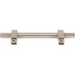 JEFFREY ALEXANDER 698-96SN Larkin Knurled Ends 96 mm Center-to-Center Bar Pull - Satin Nickel