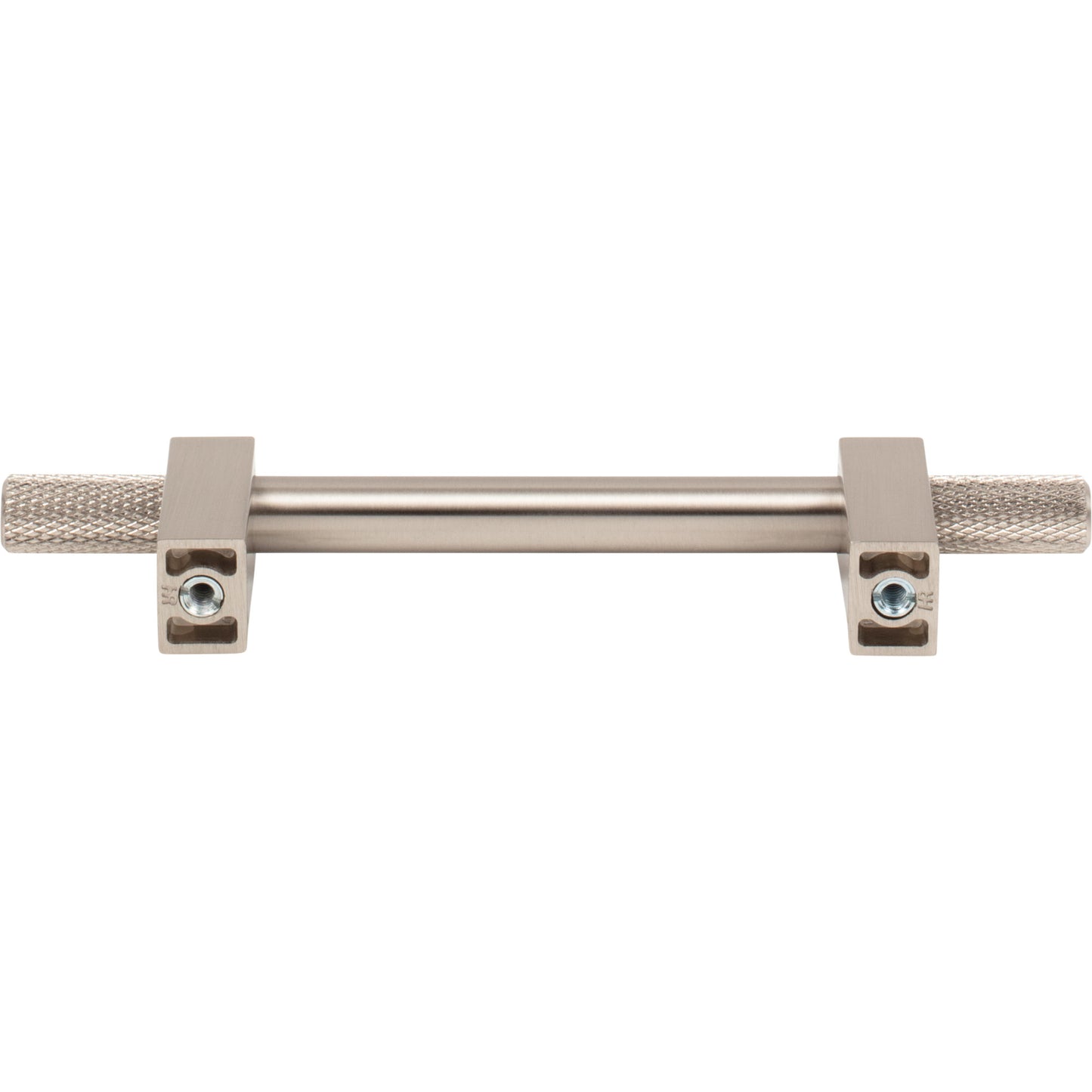 JEFFREY ALEXANDER 698-96SN Larkin Knurled Ends 96 mm Center-to-Center Bar Pull - Satin Nickel