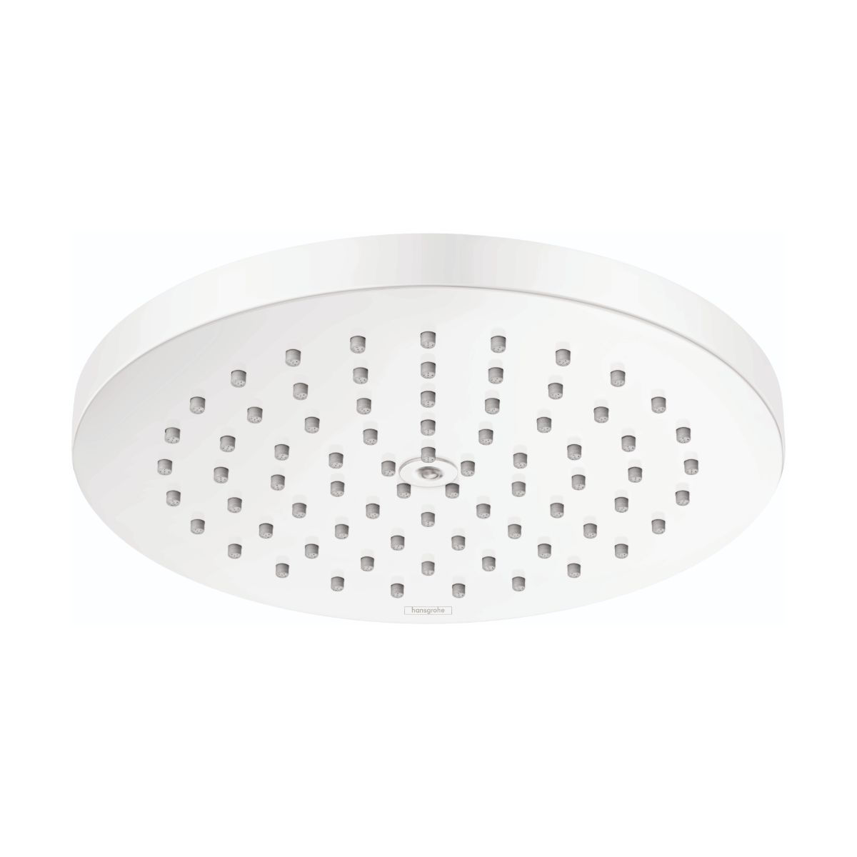HANSGROHE 26928701 Raindance S Showerhead 180 1-Jet PowderRain, 2.5 GPM - Matte White