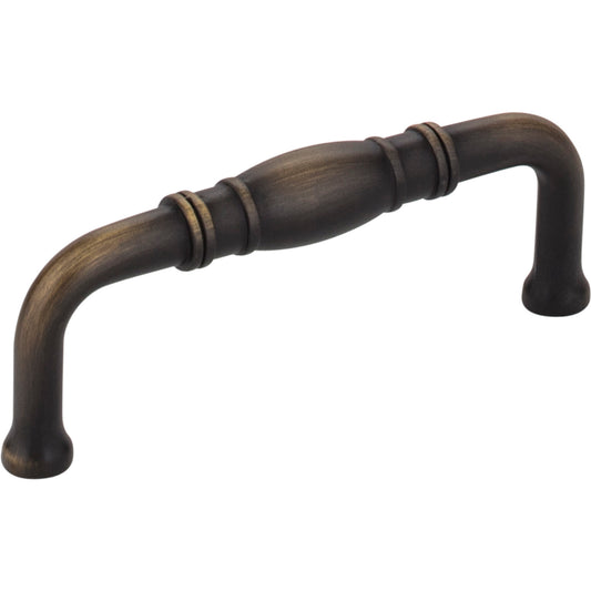 JEFFREY ALEXANDER Z290-3-ABSB Durham 3" Center-to-Center Bar Pull - Antique Brushed Satin Brass