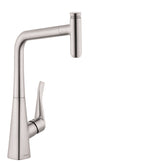 HANSGROHE 14884801 Metris Select HighArc Kitchen Faucet, 1-Spray Pull-Out, 1.75 GPM - Stainless Steel Optic