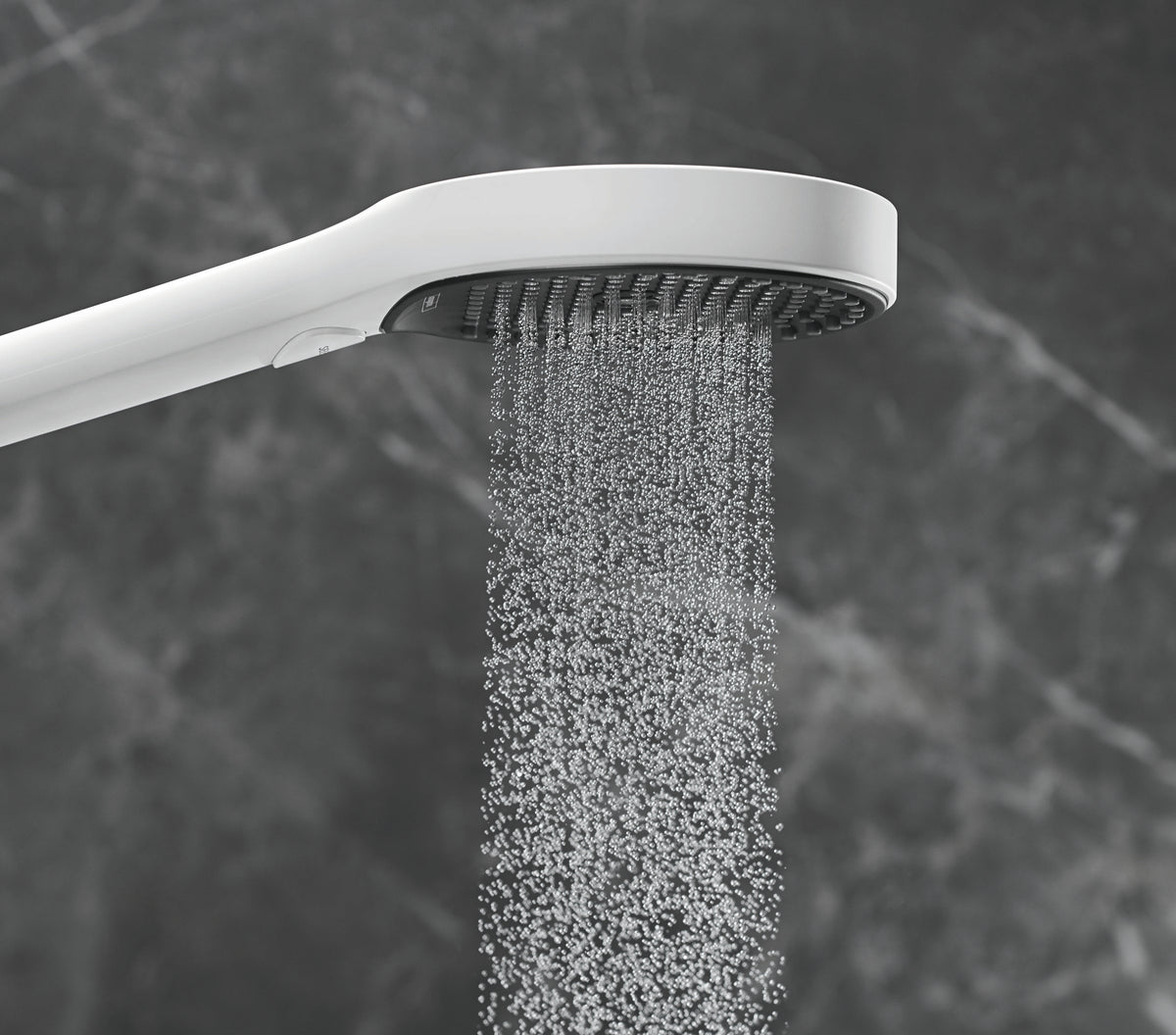 HANSGROHE 26864701 Rainfinity Handshower 130 3-Jet, 2.5 GPM - Matte White