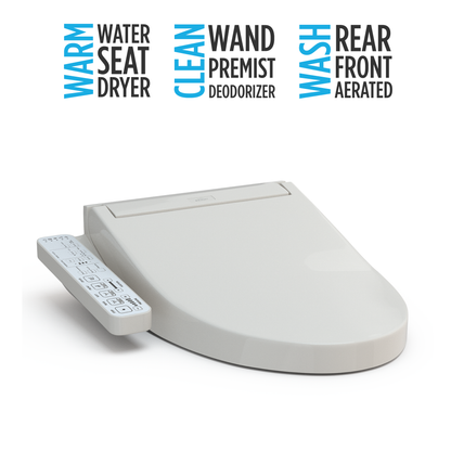 TOTO SW3074#12 Washlet C2 Electronic Bidet Toilet Seat With Premist And Ewater+ Wand Cleaning - Sedona Beige