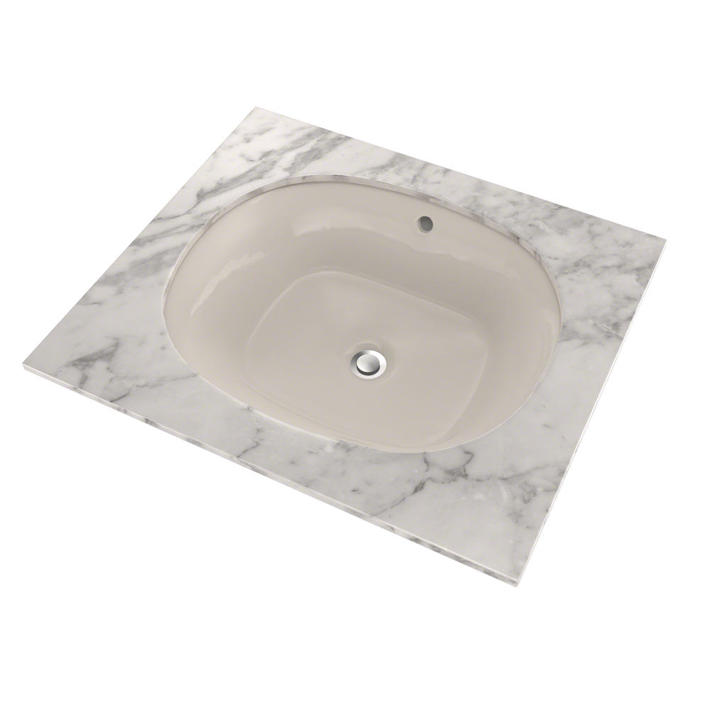 TOTO LT483G#12 Maris 17-5/8" X 14-9/16" Oval Undermount Bathroom Sink With Cefiontect - Sedona Beige