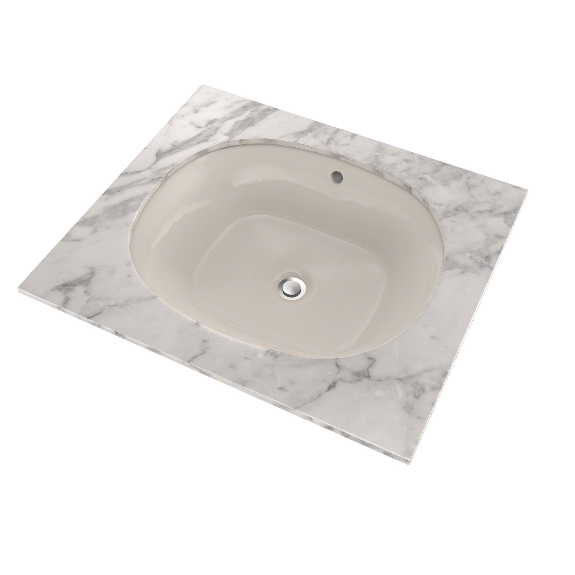 TOTO LT483G#12 Maris 17-5/8" X 14-9/16" Oval Undermount Bathroom Sink With Cefiontect - Sedona Beige