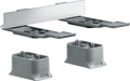AXOR 42870830 Universal SoftSquare Adapter Set - Polished Nickel