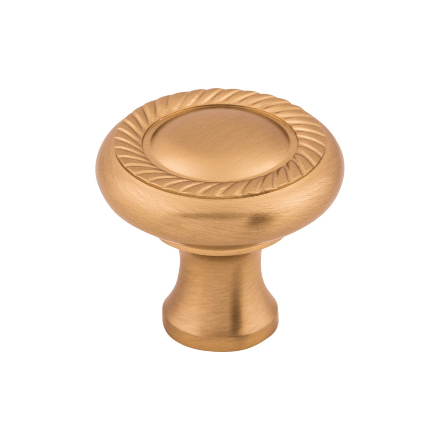 TOP KNOBS M1584 Swirl Cut 1 1/4" Diameter Round Knob - Brushed Bronze