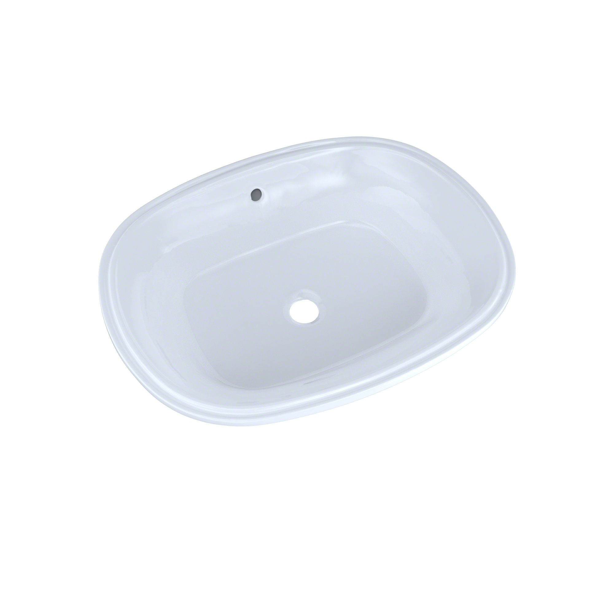 TOTO LT481G#01 Maris 20-5/16" X 15-9/16" Oval Undermount Bathroom Sink With Cefiontect - Cotton White