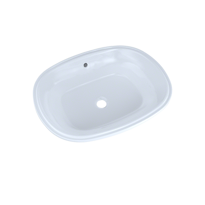 TOTO LT481G#01 Maris 20-5/16" X 15-9/16" Oval Undermount Bathroom Sink With Cefiontect - Cotton White