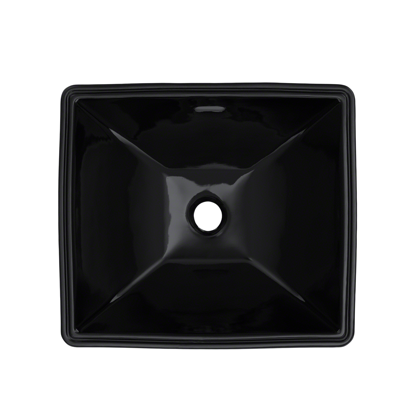 TOTO LT624#51 Legato Rectangular Undermount Bathroom Sink - Ebony