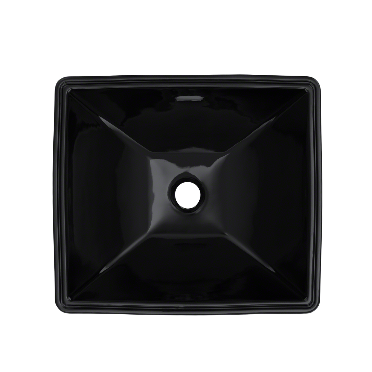 TOTO LT624#51 Legato Rectangular Undermount Bathroom Sink - Ebony