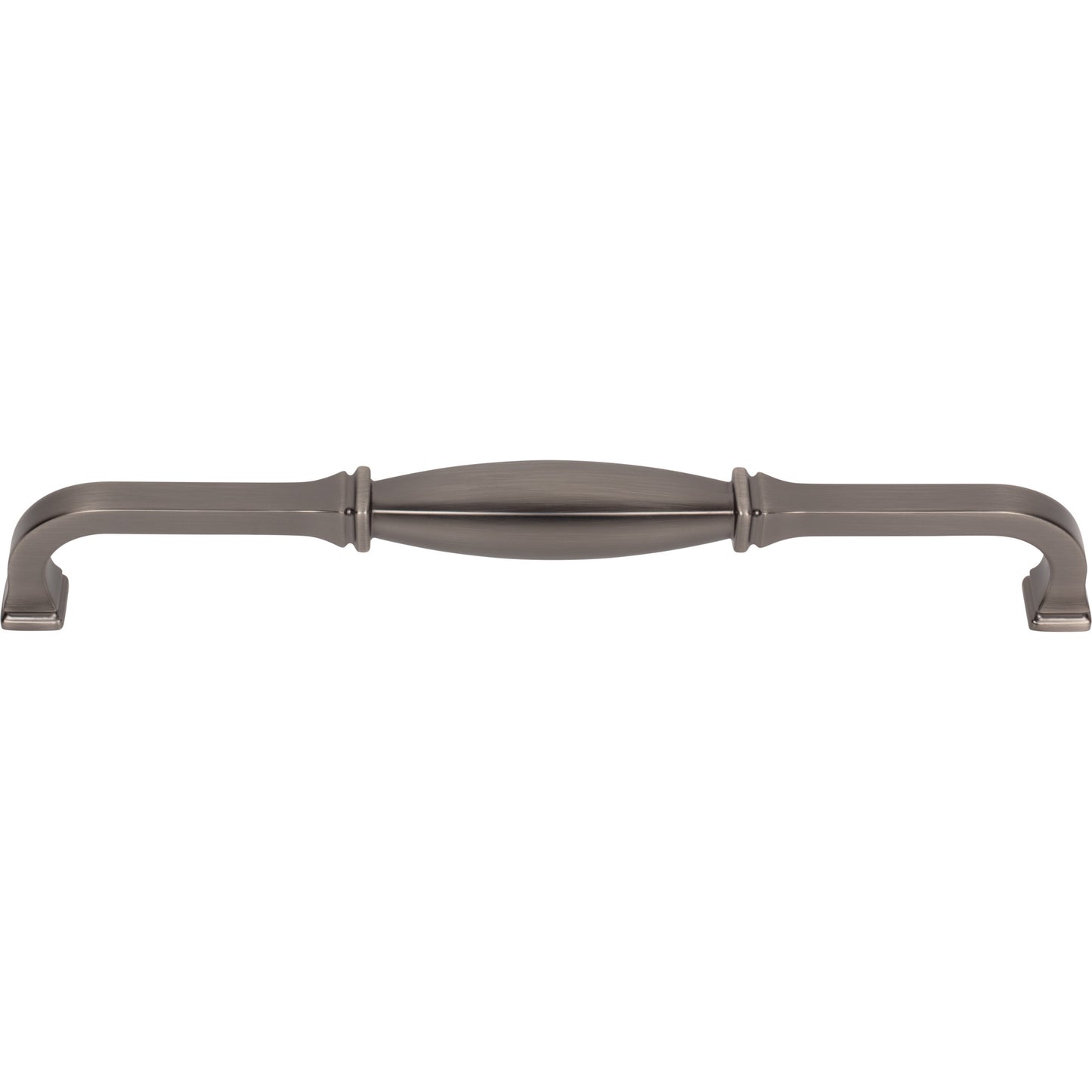 JEFFREY ALEXANDER 278-12BNBDL Audrey 12" Center-to-Center Appliance Pull - Brushed Pewter