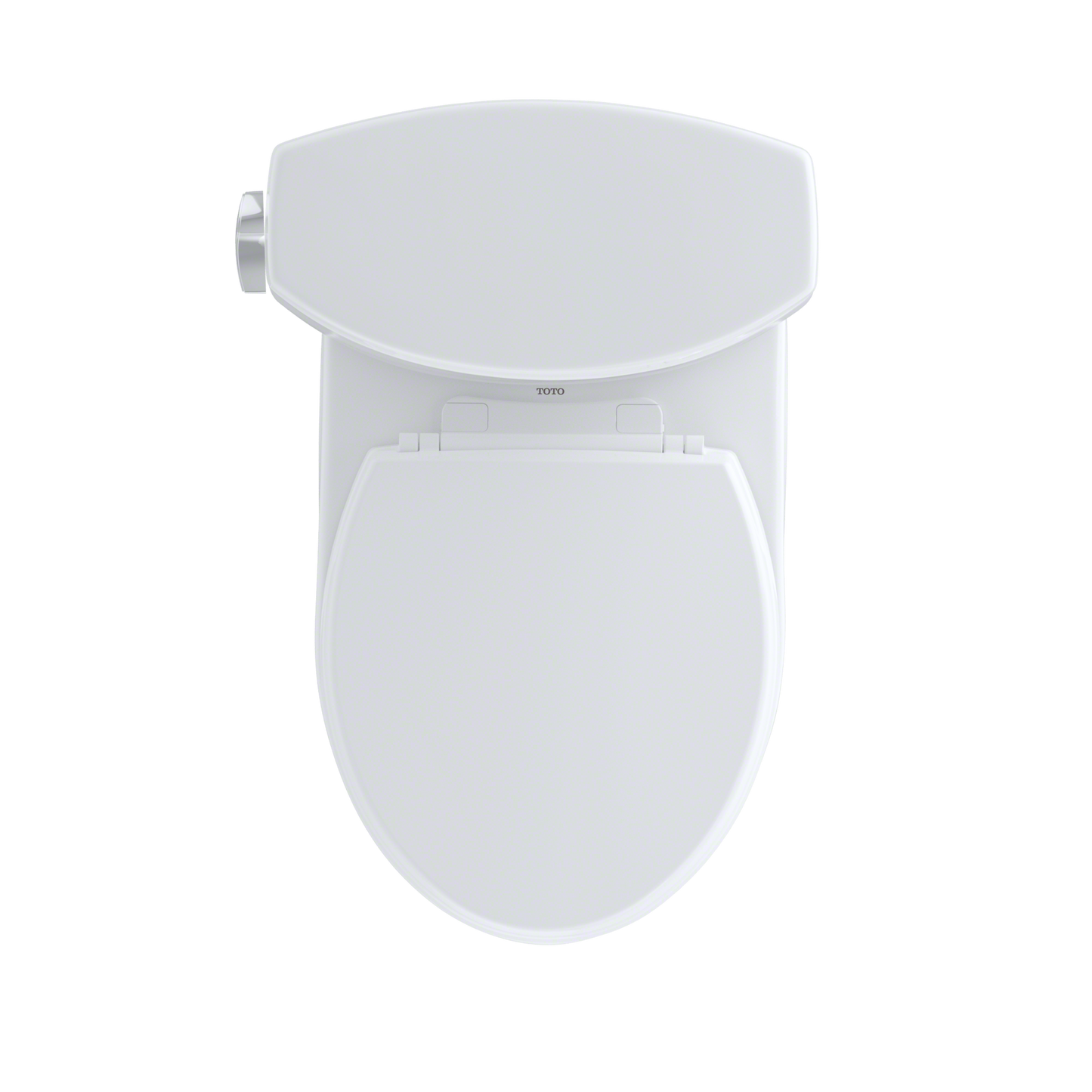 TOTO CST453CEFG#11 Drake II Two-Piece Round 1.28 GPF Universal Height Toilet with CEFIONTECT , Colonial White