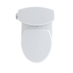 TOTO CST453CEFG#01 Drake Ii Two-Piece Round 1.28 Gpf Universal Height Toilet With Cefiontect - Cotton White