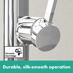HANSGROHE 76063821 Finoris Single-Hole Faucet 230 with 2-Spray Pull-Out, 1.2 GPM - Brushed Nickel