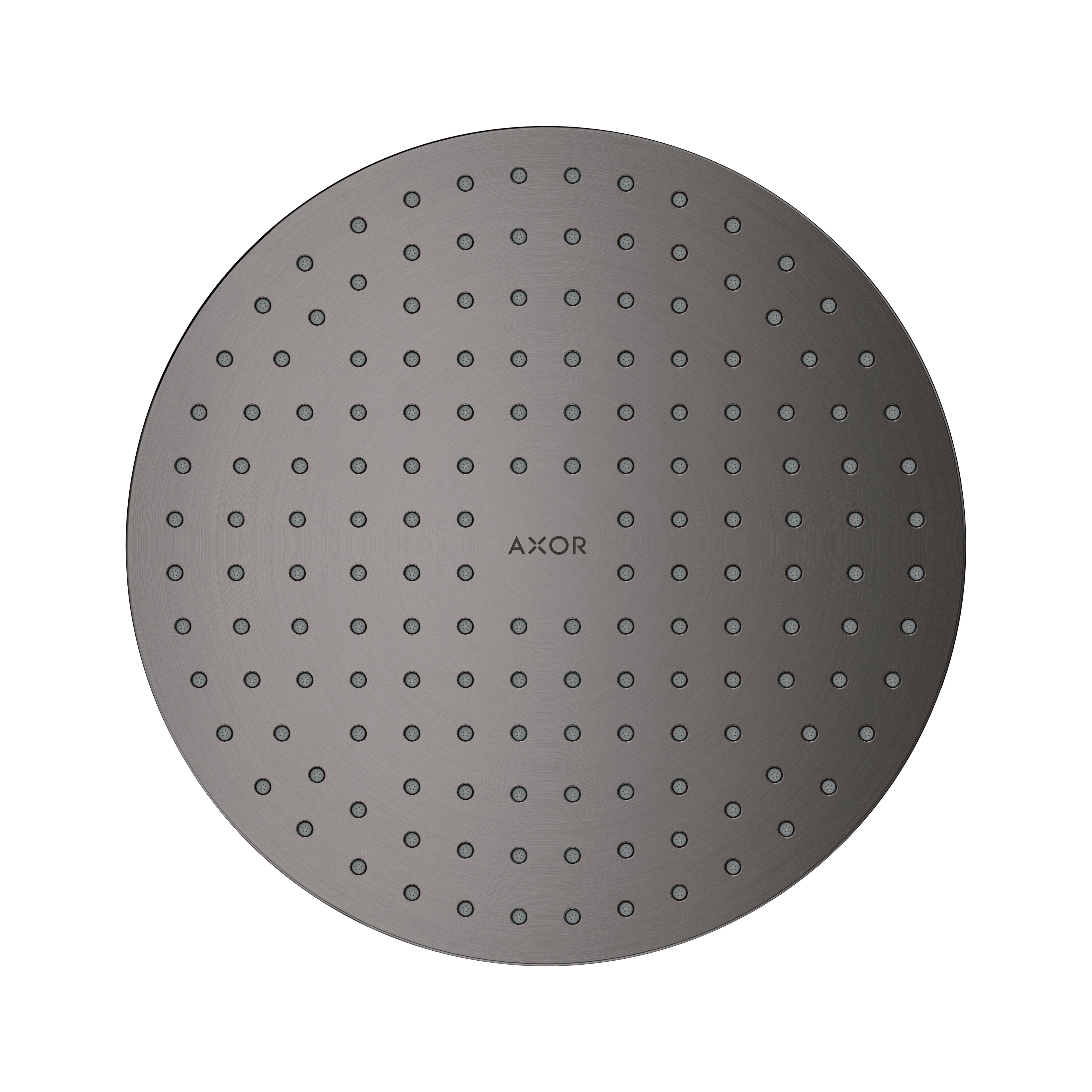 AXOR 35366341 ShowerSolutions Showerhead 250 2-Jet, 1.75 GPM - Brushed Black Chrome