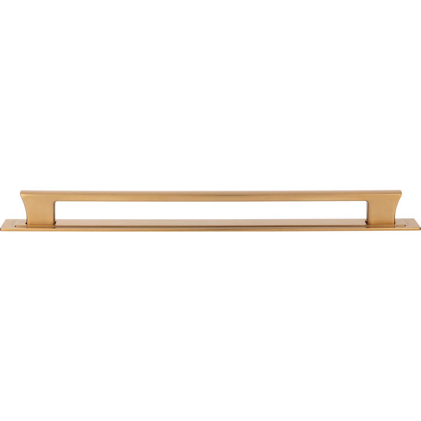 ATLAS A6007-WB Zander 12" Center to Center Bar Pull - Warm Brass