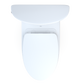 TOTO MS448124CEMFGN#01 Aquia IV Arc Two-Piece Elongated Dual Flush 1.28 and 0.9 GPF Universal Height Toilet with CEFIONTECT ,