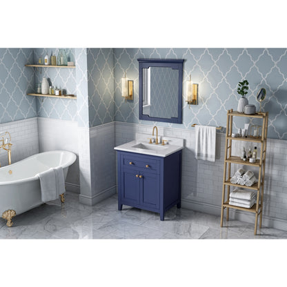 JEFFREY ALEXANDER VN2CHA-30-BL-NT 30" Hale Blue Chatham Vanity - Hale Blue