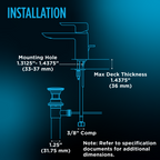 TOTO TLS01307U#CP Tls01307U#Cp Lb Series 1.2 Gpm Single Handle Bathroom Faucet For Vessel Sink With Drain Assembly - Polished Chrome