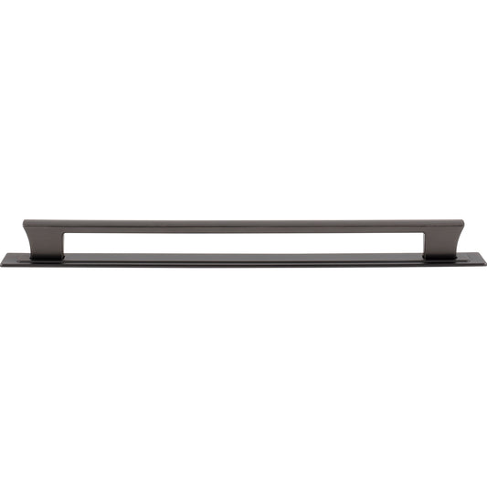 ATLAS A6007-SL Zander 12" Center to Center Bar Pull - Slate