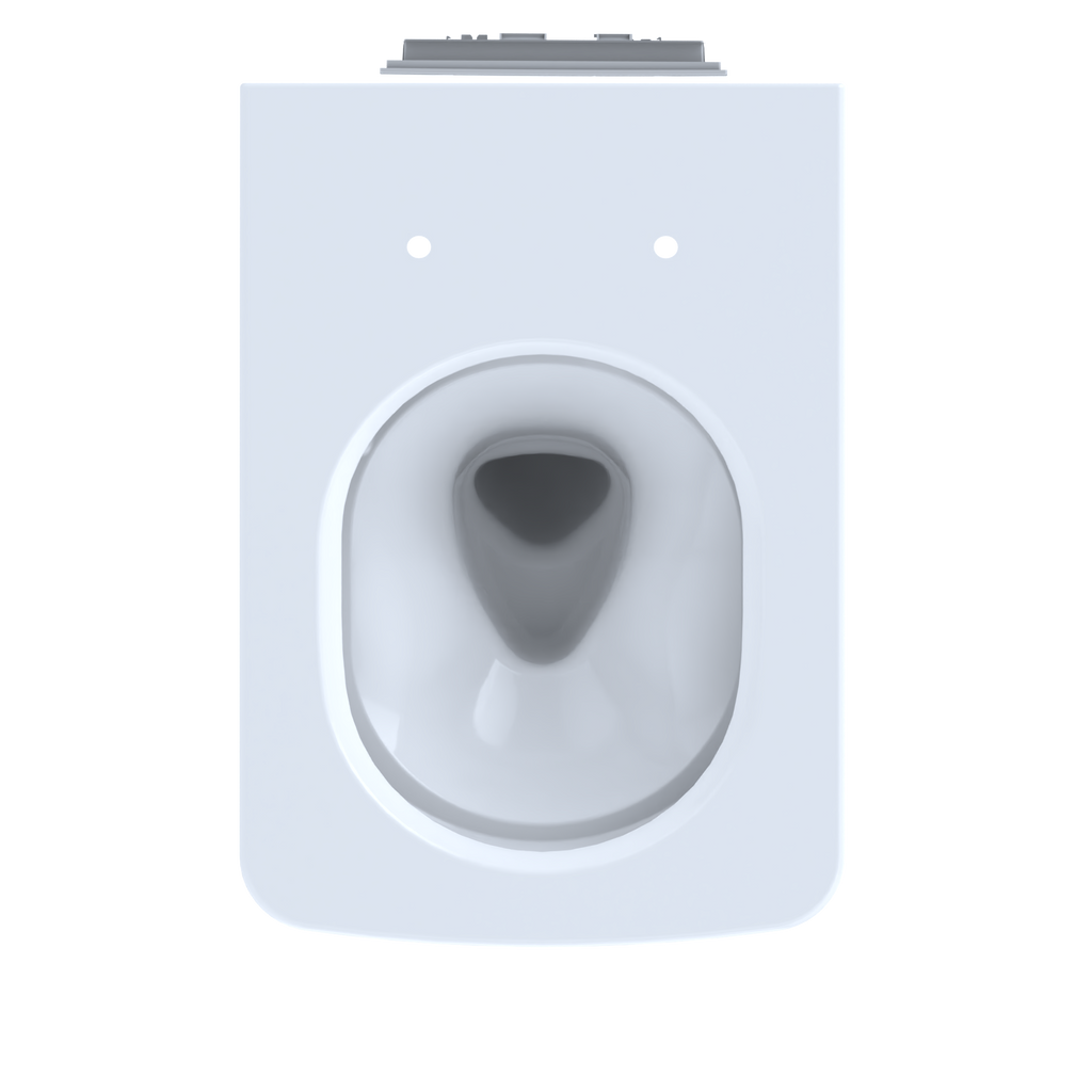 TOTO CT449CFG#01 Sp Wall-Hung Contemporary Square-Shape Dual Flush 1.28 And 0.9 Gpf Toilet With Cefiontect- Ct449Cfg#01 - Cotton White
