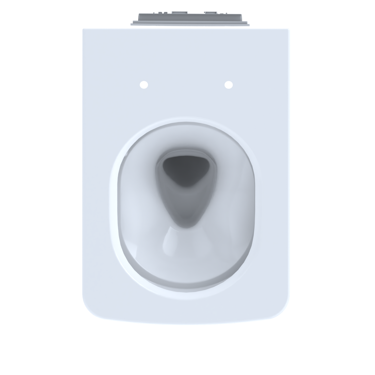 TOTO CT449CFG#01 Sp Wall-Hung Contemporary Square-Shape Dual Flush 1.28 And 0.9 Gpf Toilet With Cefiontect- Ct449Cfg#01 - Cotton White