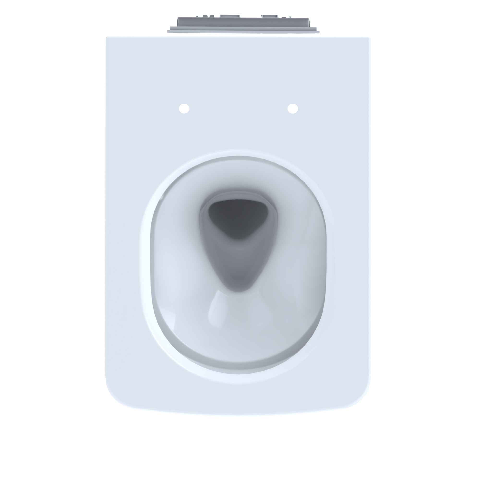 TOTO CT449CFG#01 Sp Wall-Hung Contemporary Square-Shape Dual Flush 1.28 And 0.9 Gpf Toilet With Cefiontect- Ct449Cfg#01 - Cotton White