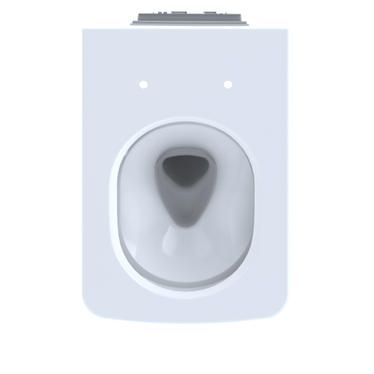 TOTO CT449CFG#01 Sp Wall-Hung Contemporary Square-Shape Dual Flush 1.28 And 0.9 Gpf Toilet With Cefiontect- Ct449Cfg#01 - Cotton White