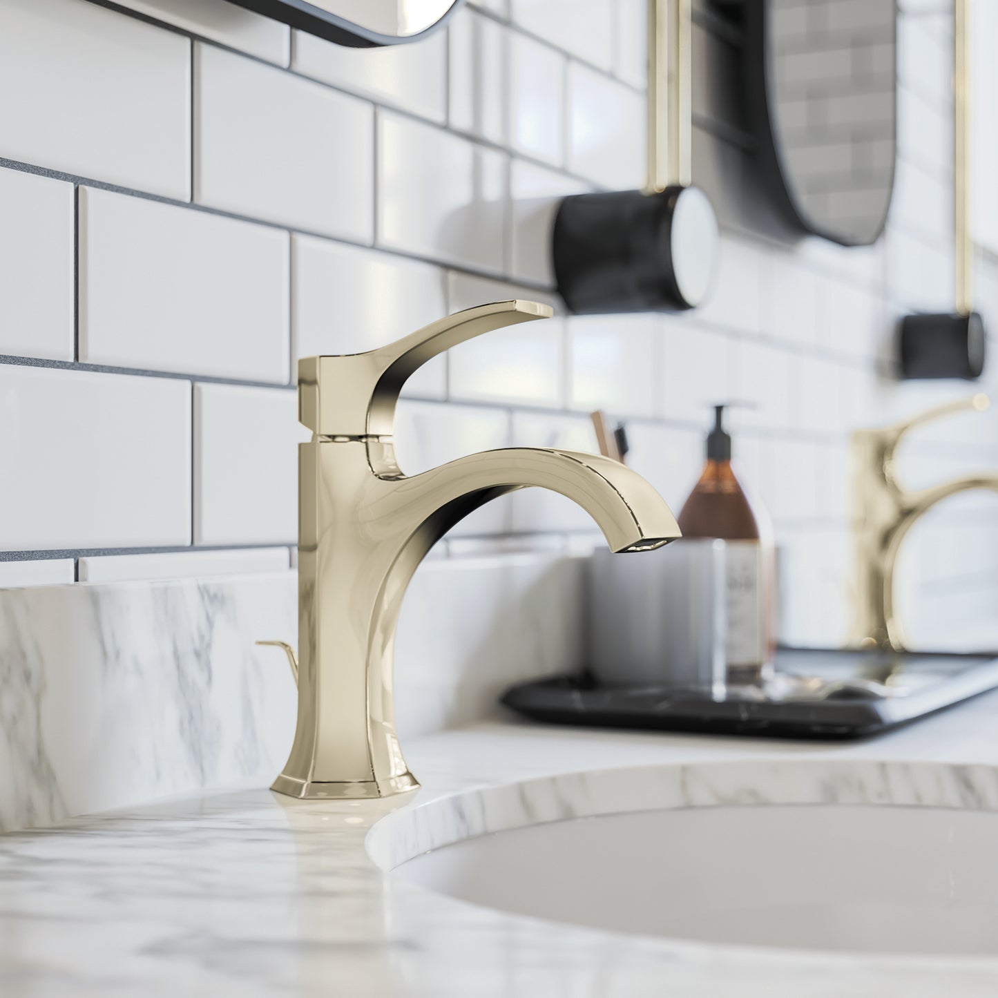 HANSGROHE 04810830 Locarno Single-Hole Faucet 110 with Pop-Up Drain, 1.2 GPM - Polished Nickel