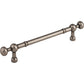 TOP KNOBS M834-7 Somerset Weston 7" Center to Center Bar Pull - Pewter Antique