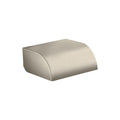 AXOR 42858820 Universal Circular Roll Holder with Cover - Brushed Nickel