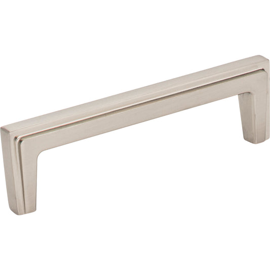 JEFFREY ALEXANDER 259-96SN Lexa 96 mm Center-to-Center Bar Pull , Satin Nickel