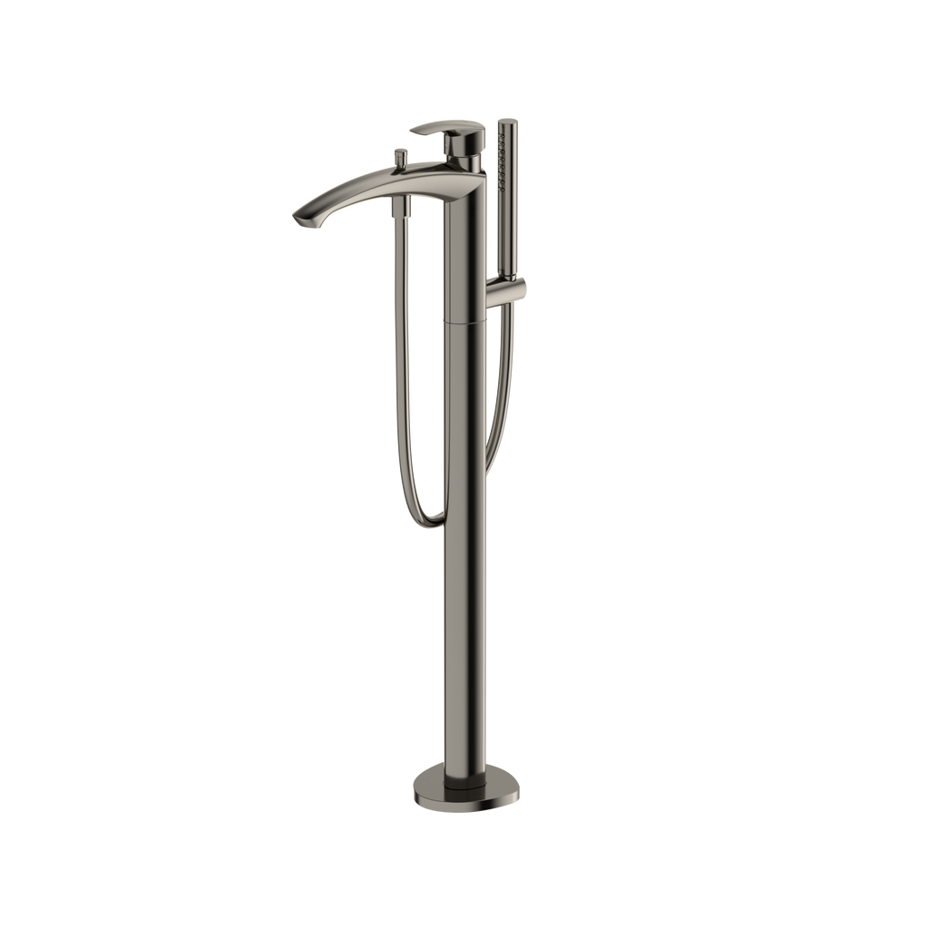 TOTO TBG09306U#PN Gm Single-Handle Free Standing Tub Filler With Handshower - Polished Nickel