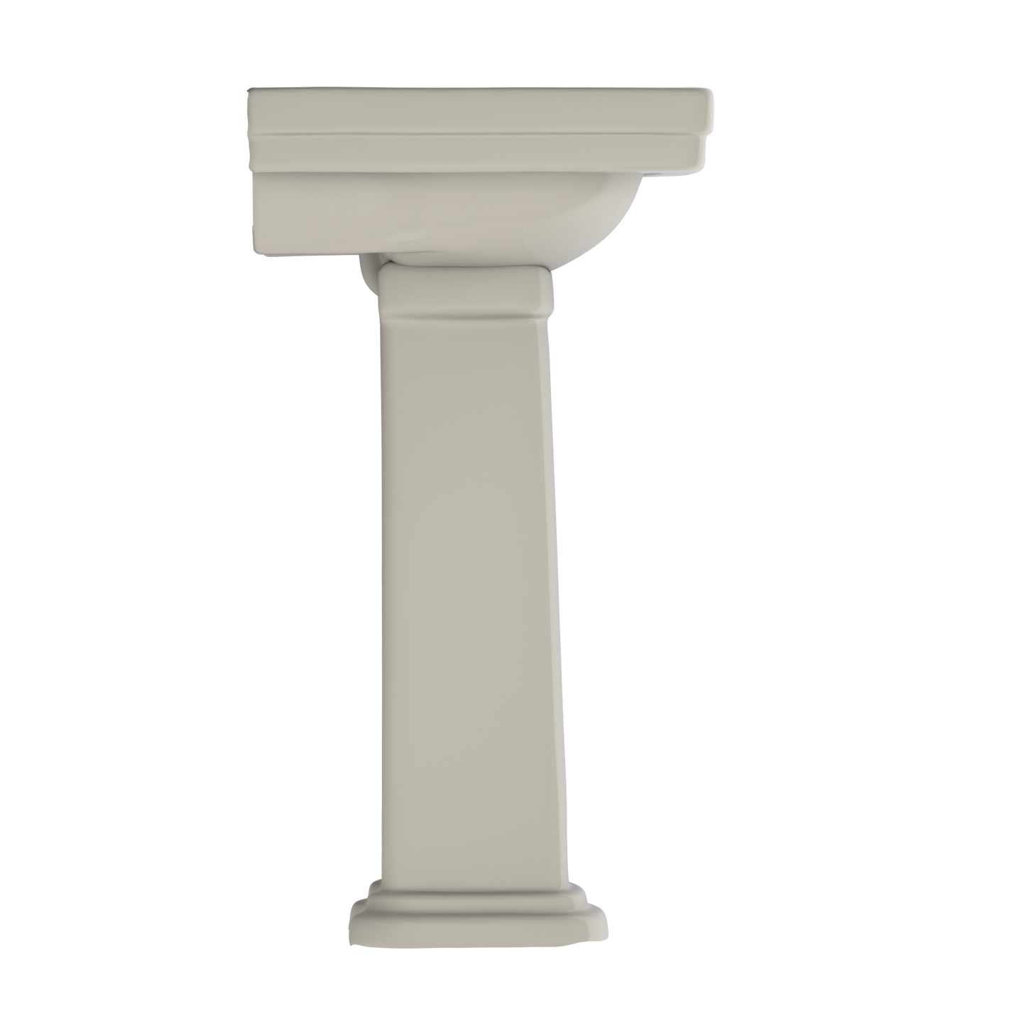 TOTO LPT532N#03 Promenade 24" X 19-1/4" Rectangular Pedestal Bathroom Sink For Single Hole Faucets - Bone